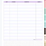 monthly expense log thumbnail